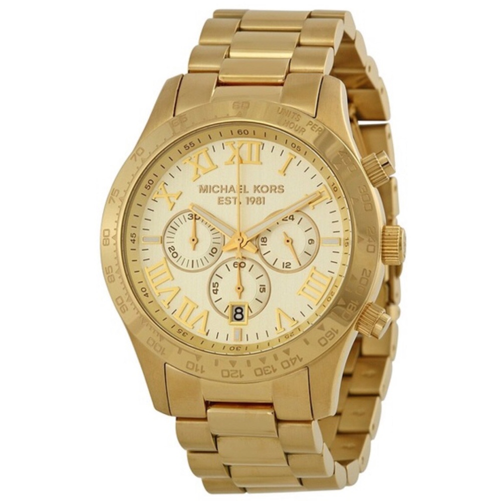 Michael Kors Layton‎ Gold Unisex Watch